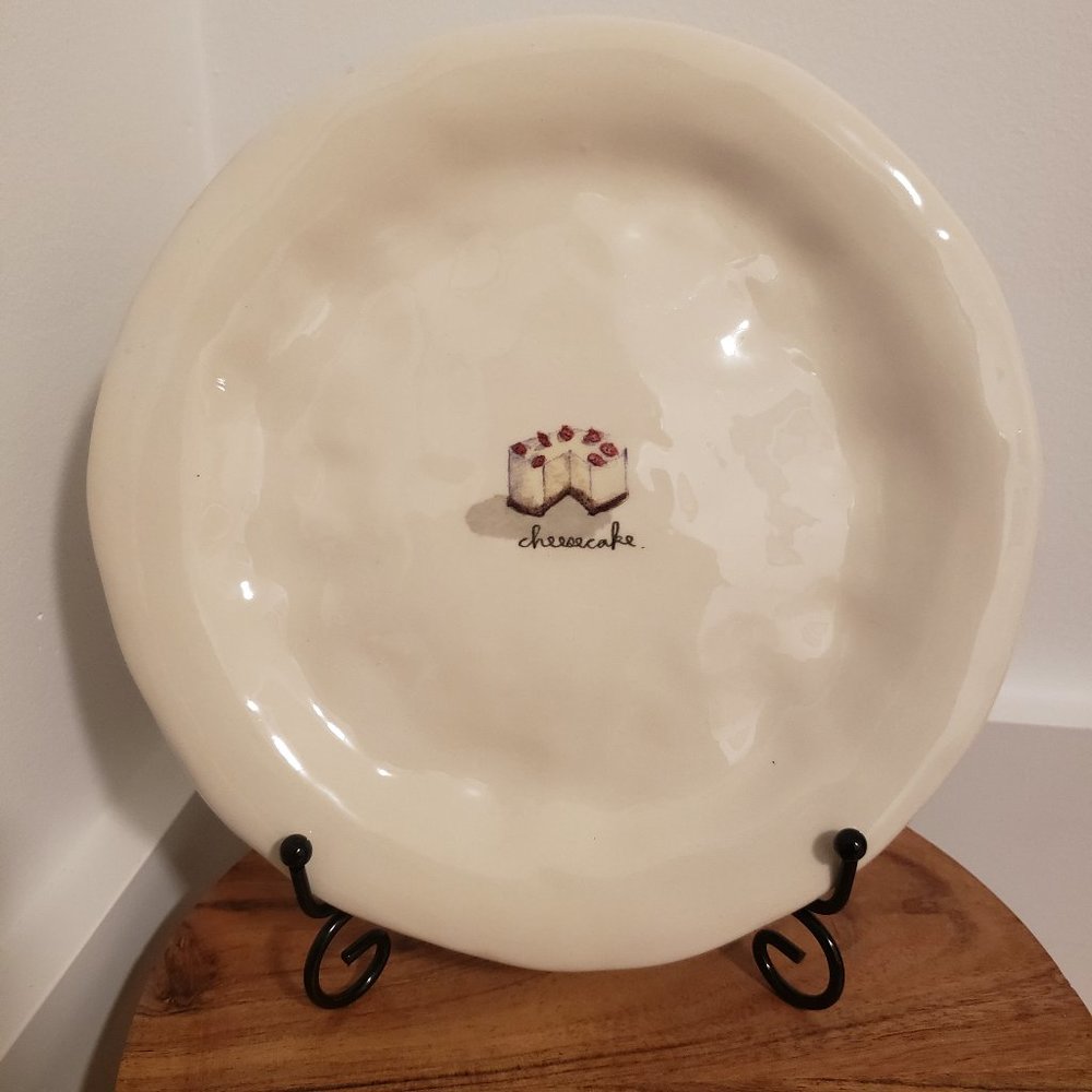 Rae Dunn HTF Cheesecake Plate